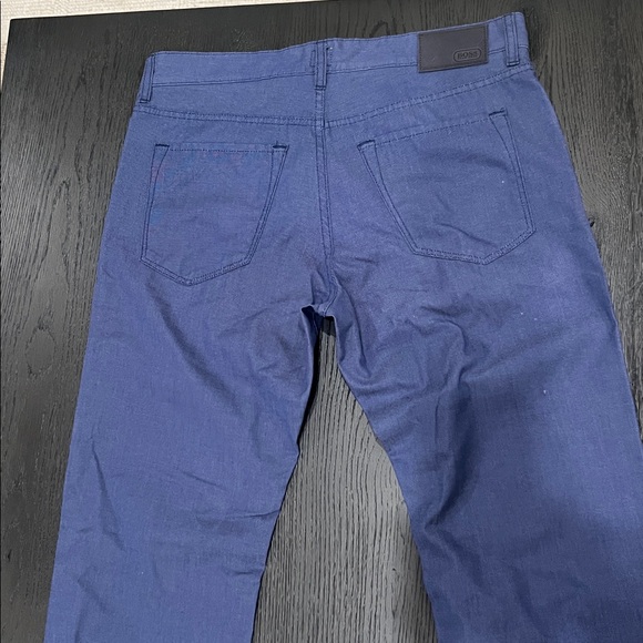 Hugo Boss Navy Chinos - Picture 2 of 4